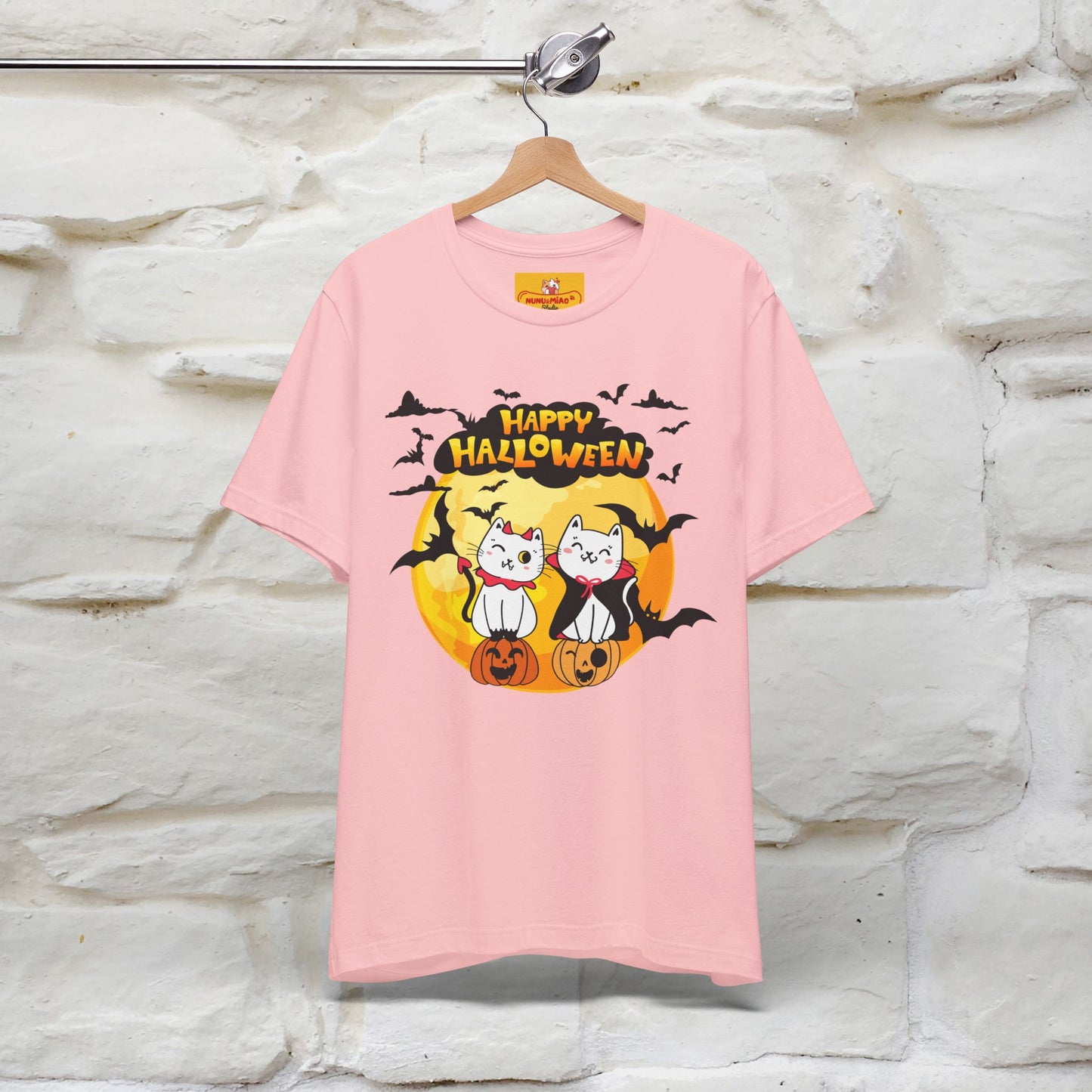 "Happy Halloween Cat Couple " Cat  T-shirt |Nunu&Miao Studio