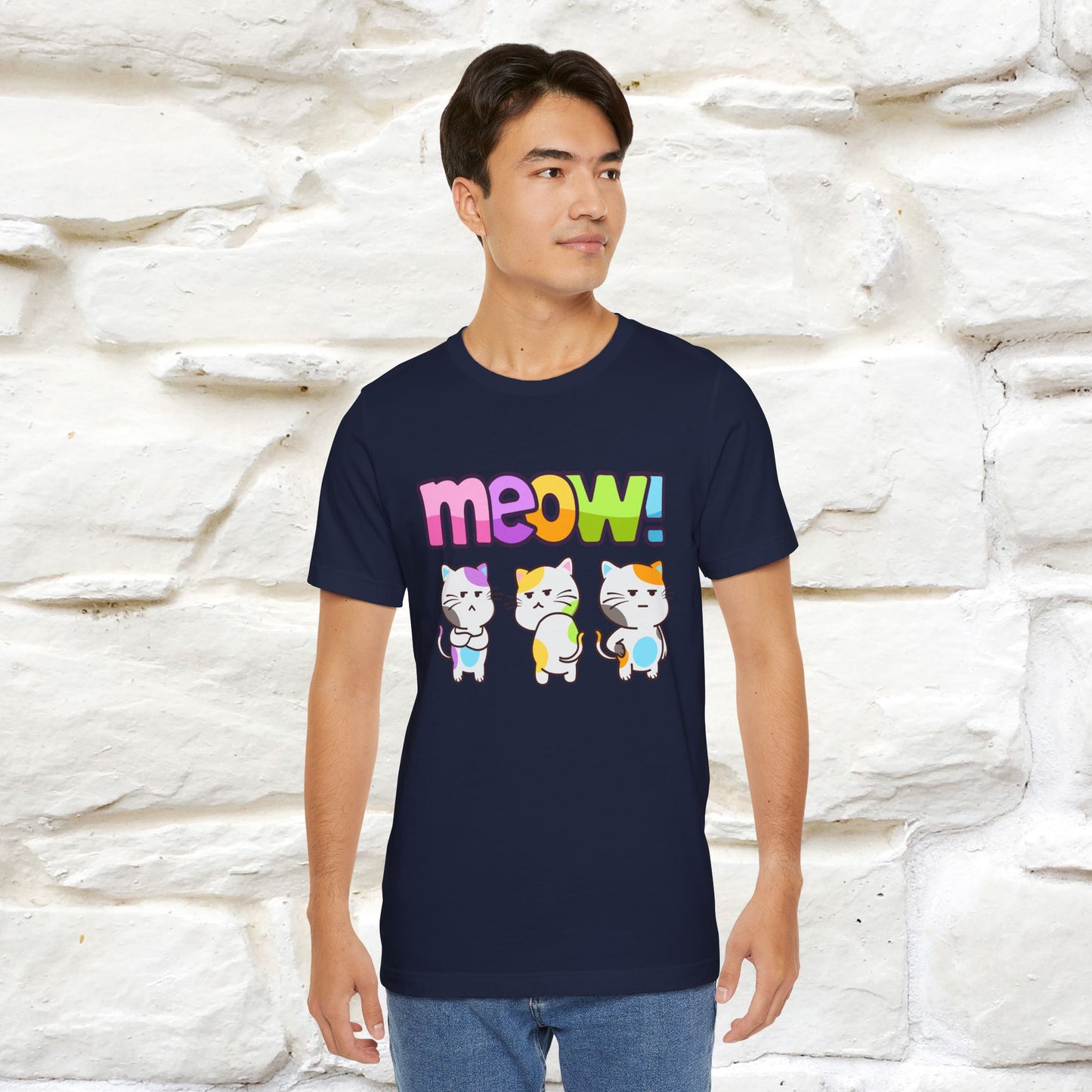 Meow! Funny Cat T-Shirt for Men & Women | 100% Cotton*