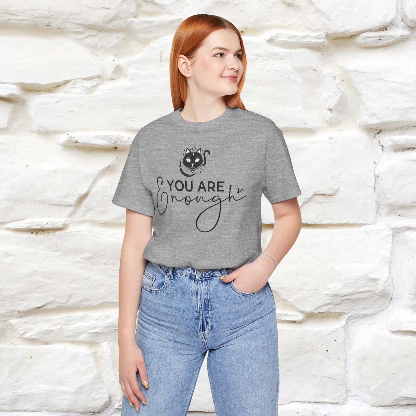 ''You Are Enough'' T-shirt for Women 100% Cotton* - Nunu&Miao Studio