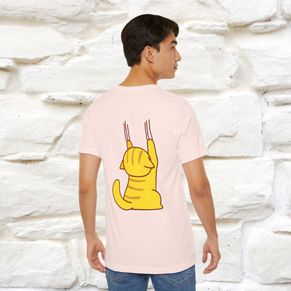 "It's Meawday" Cat T-shirt | Front & Back Design | Nunu&Miao Studio - Nunu&Miao Studio