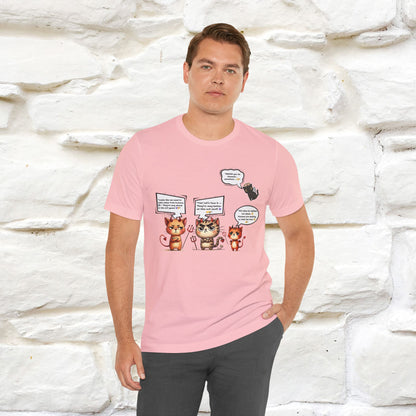 "Humans Are Way Ahead In The Evil Game! 😈😼" Cat  T-shirt |Nunu&Miao Studio