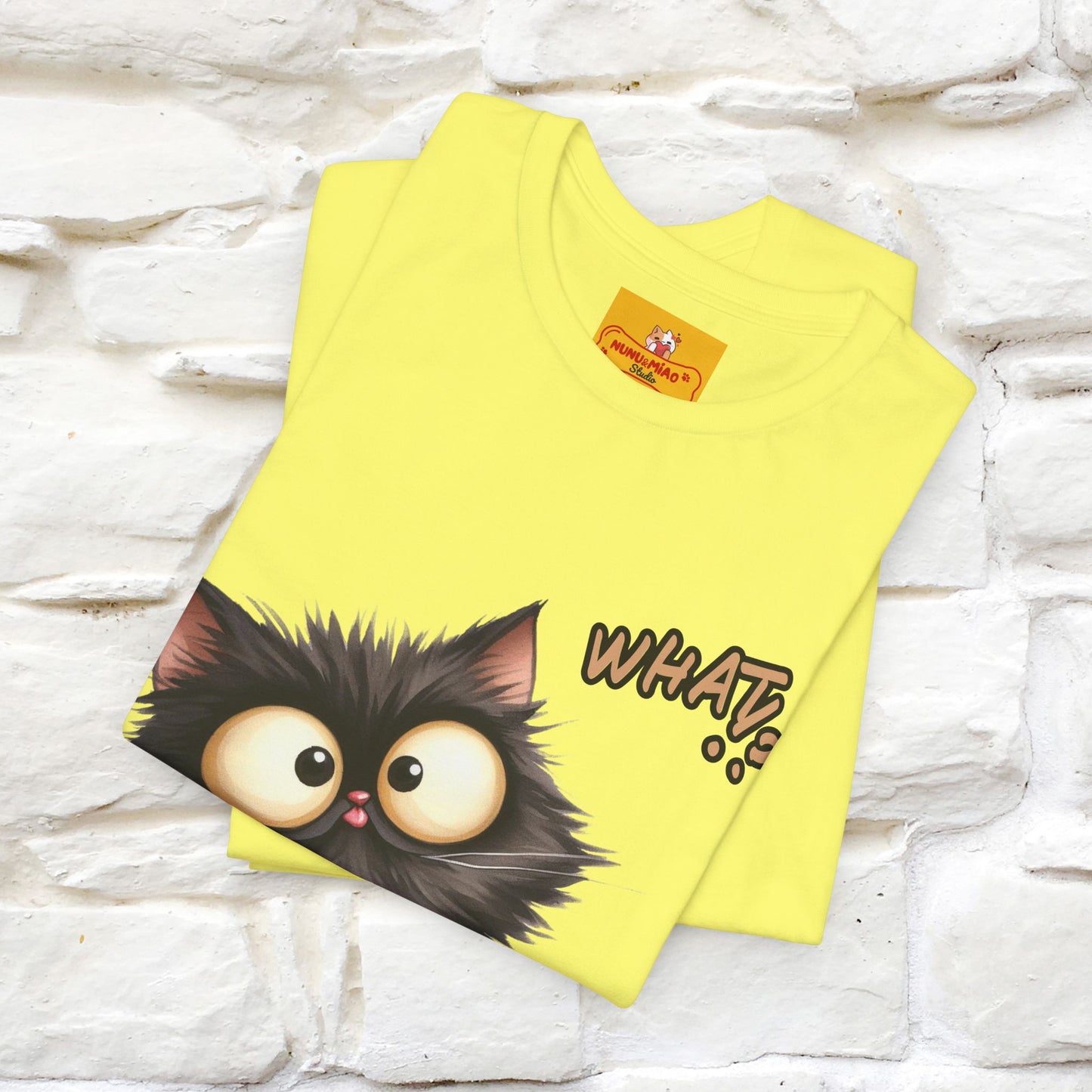 ''What ?'' | Cat T-Shirt  | Nunu&Miao Studio