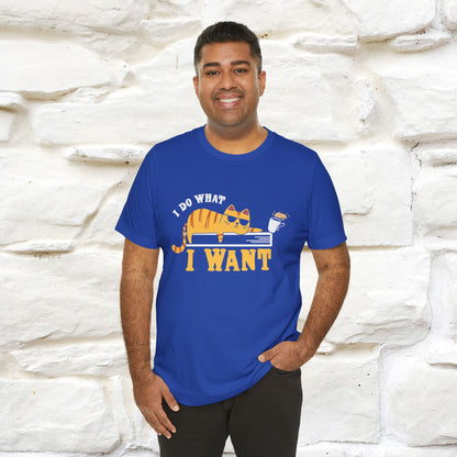 "I Do What I Want" Cat T-Shirt | Nunu & Miao Studio