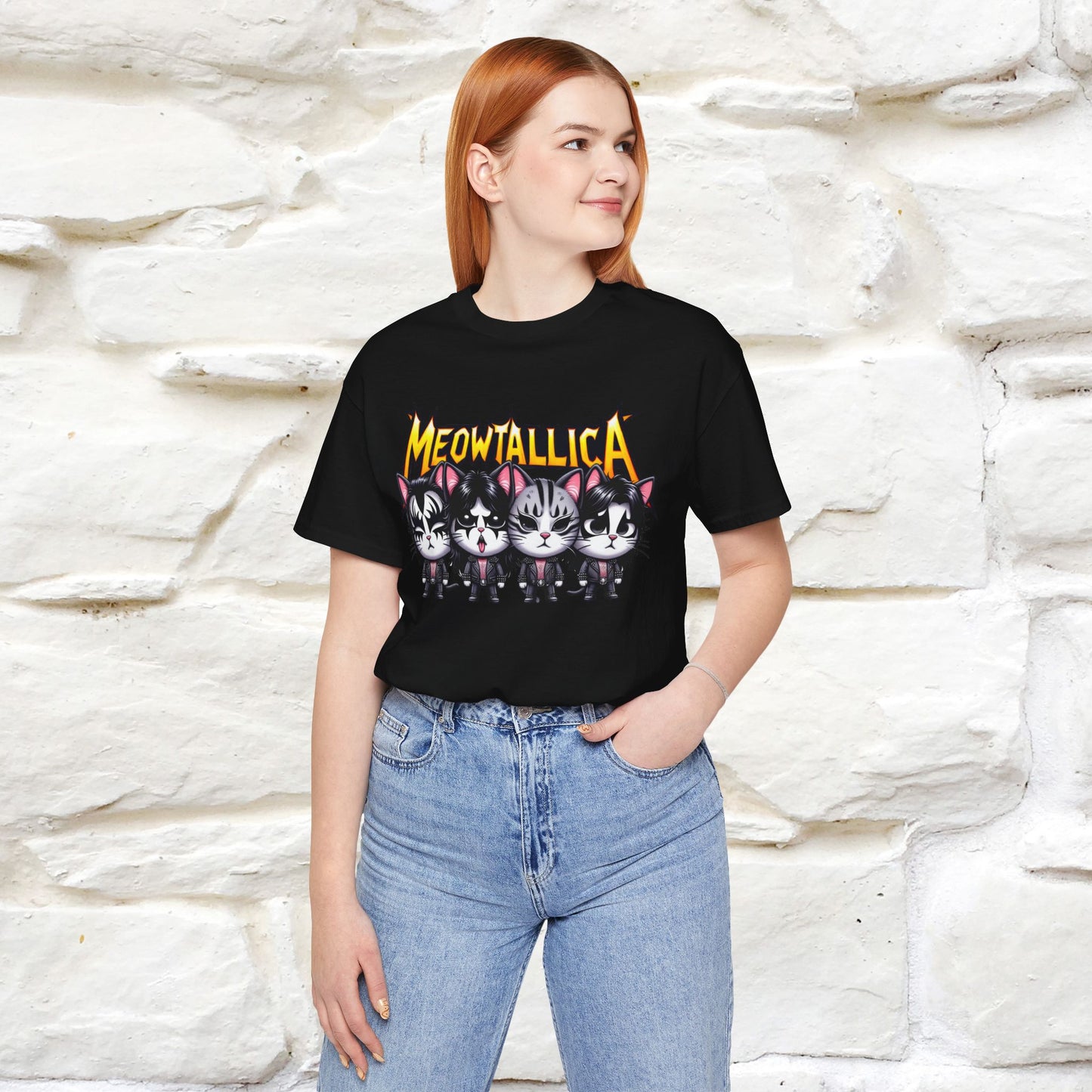 Meowtallica T-Shirt | Rock-Inspired Cat Tee for Men & Women | 100% Cotton*