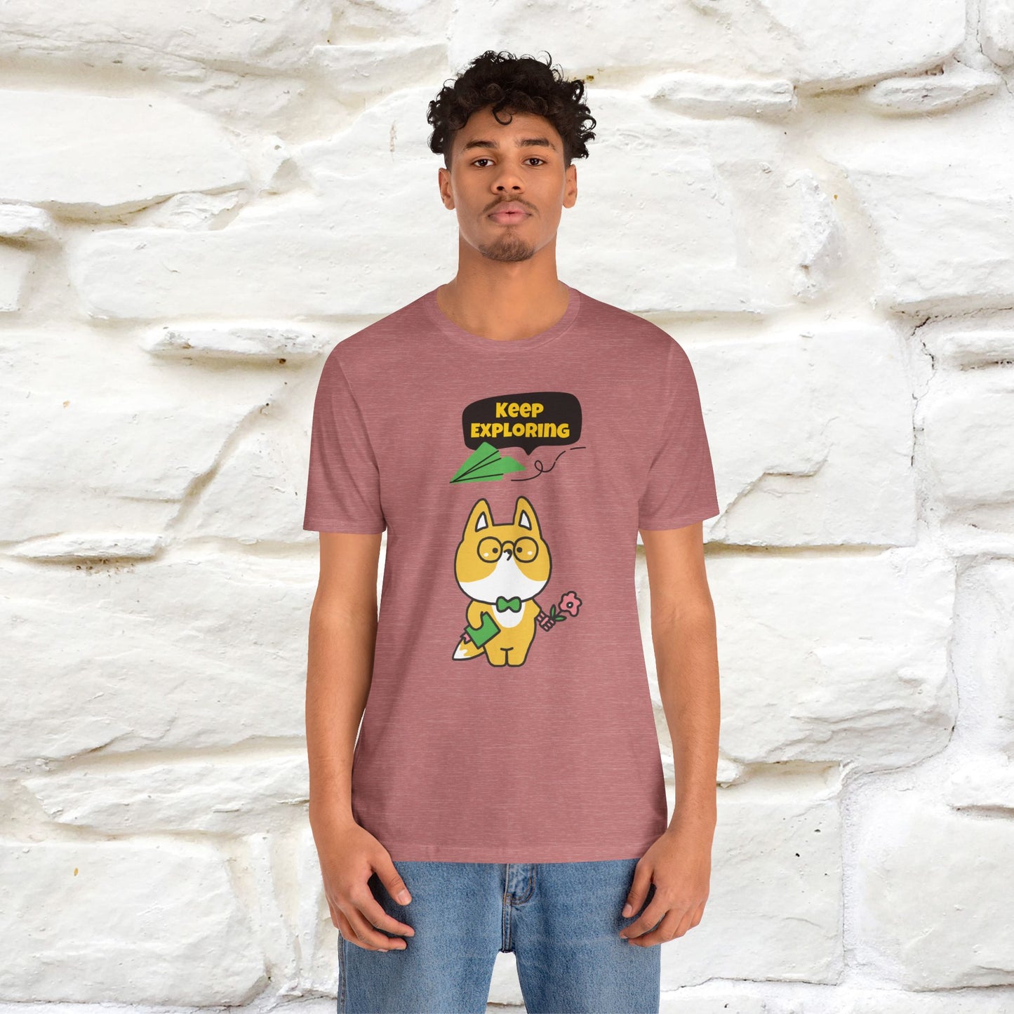 Keep Exploring T-Shirt for Men | 100% Cotton* Adventure Tee