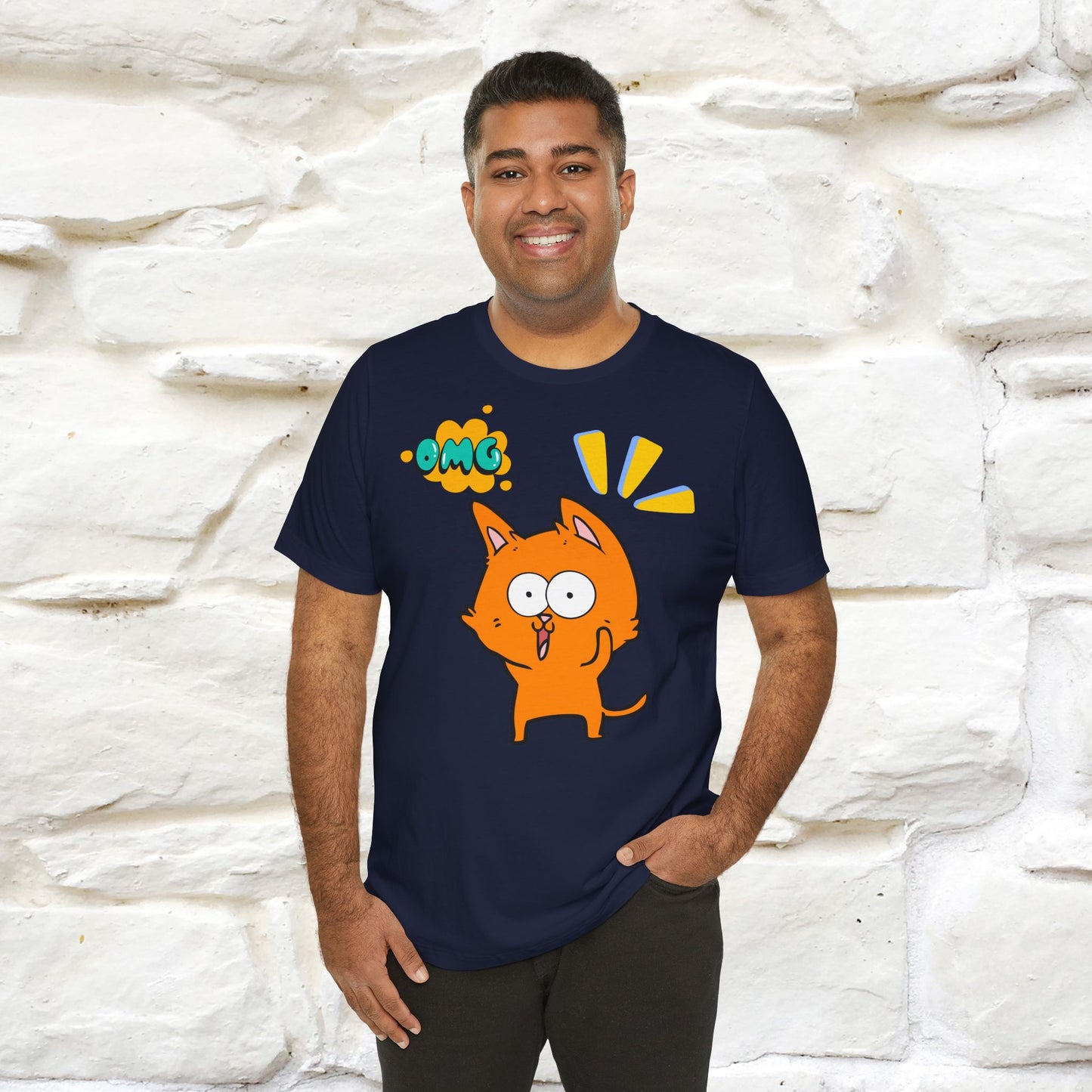 OMG Cat T-Shirt for Men & Women | 100% Cotton* Funny & Bold Tee