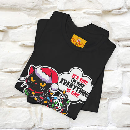 “Everything Is Fine..” | Cat T-Shirt | Nunu&Miao Studio
