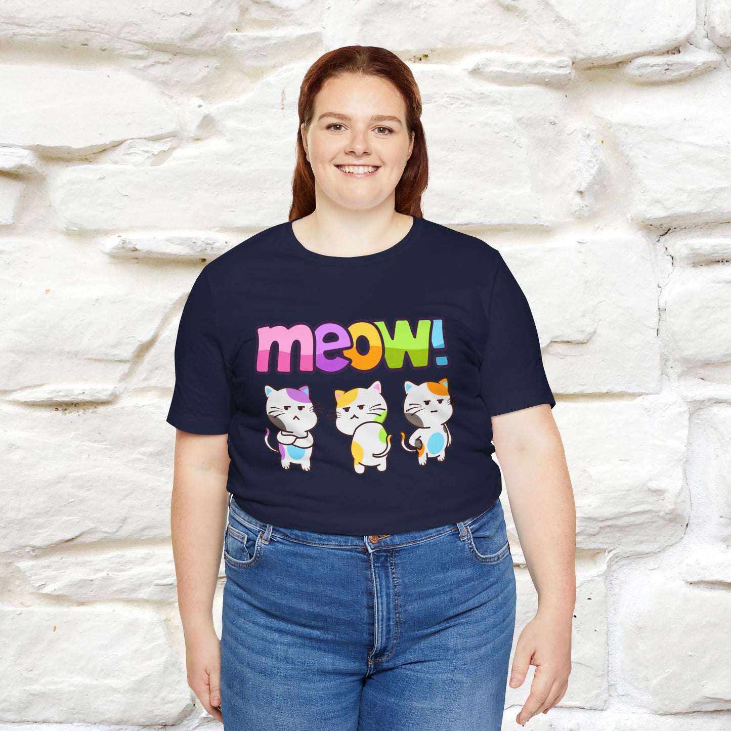 Meow! Funny Cat T-Shirt for Men & Women | 100% Cotton*