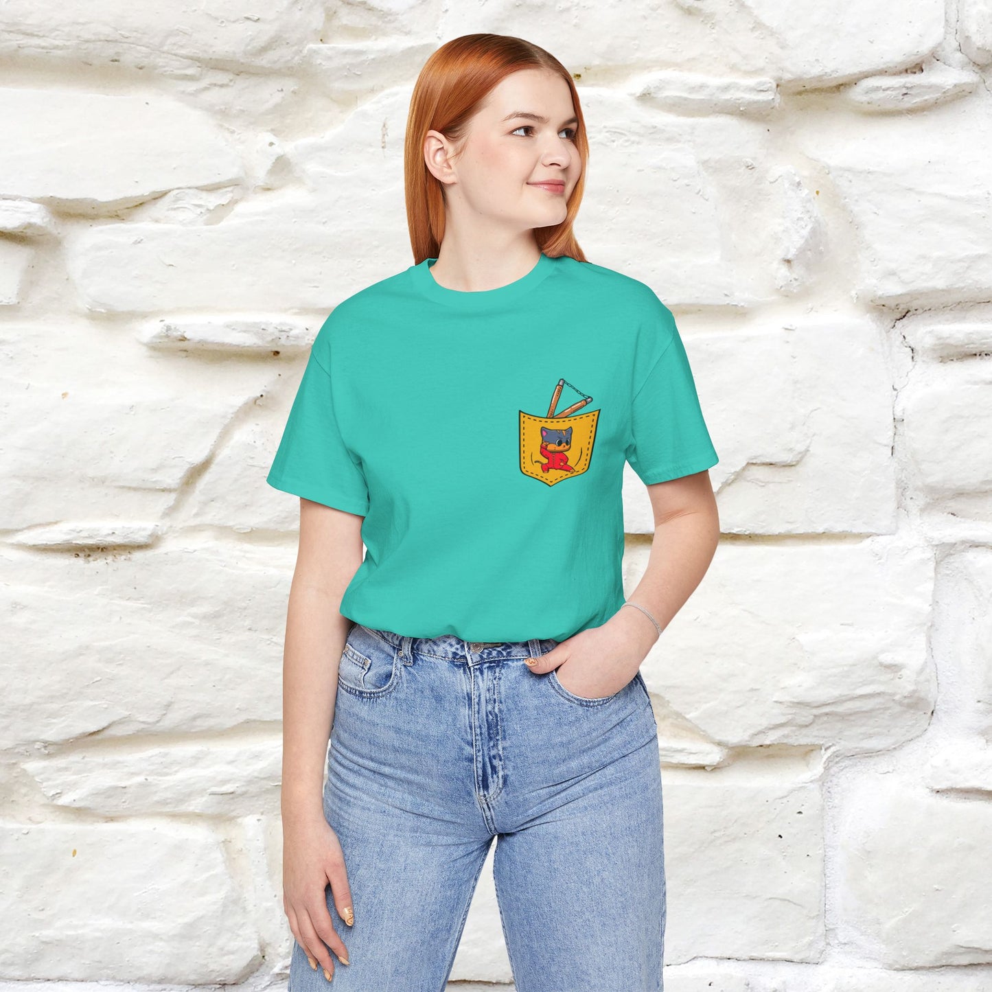 "Be Like Water: Cattitude Master | Cat T-Shirt |Nunu&Miao Studio