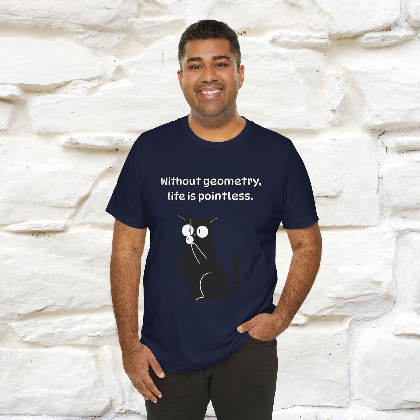 ''Without geometry, life is pointless.''| Funny T-Shirt | Nunu&Miao Studio