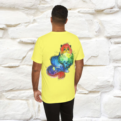 "Il Pittore'' Cat T-Shirt Front and Back Design | Nunu&Miao Studio