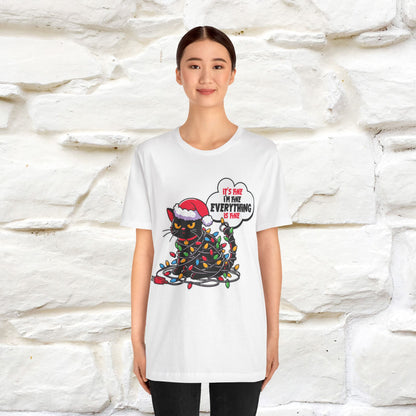 “Everything Is Fine..” | Cat T-Shirt | Nunu&Miao Studio