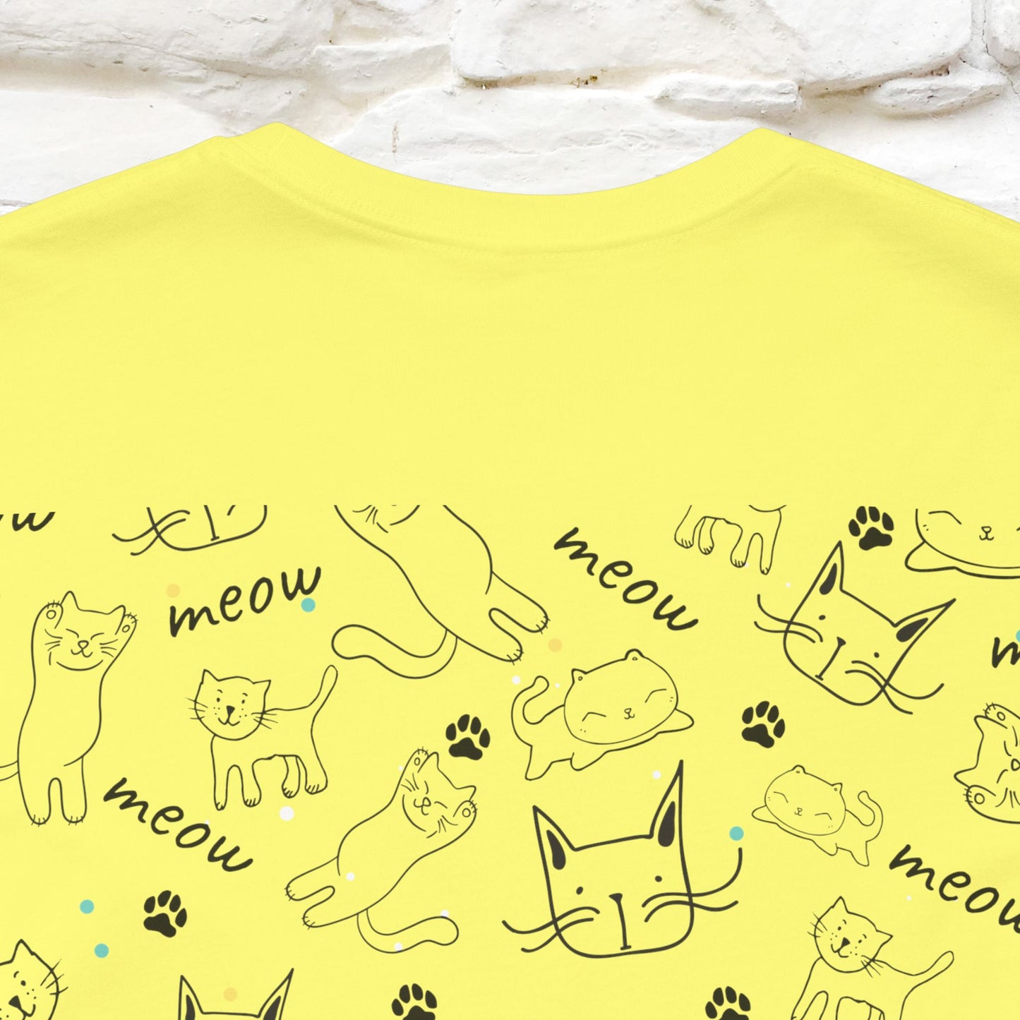 "Antidepressants" Cat T-Shirt | Front & Back Design | Nunu&Miao Studio