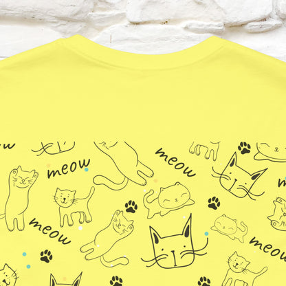 "Antidepressants" Cat T-Shirt | Front & Back Design | Nunu&Miao Studio
