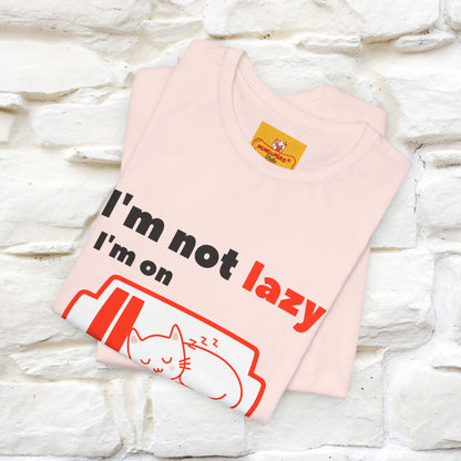 ''I am Not Lazy...'' Cat T-Shirt | Nunu&Miao Studio