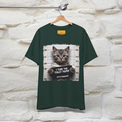 ''I Tore The Toilet Paper'' | Funny Cat T-Shirt | Nunu&Miao Studio