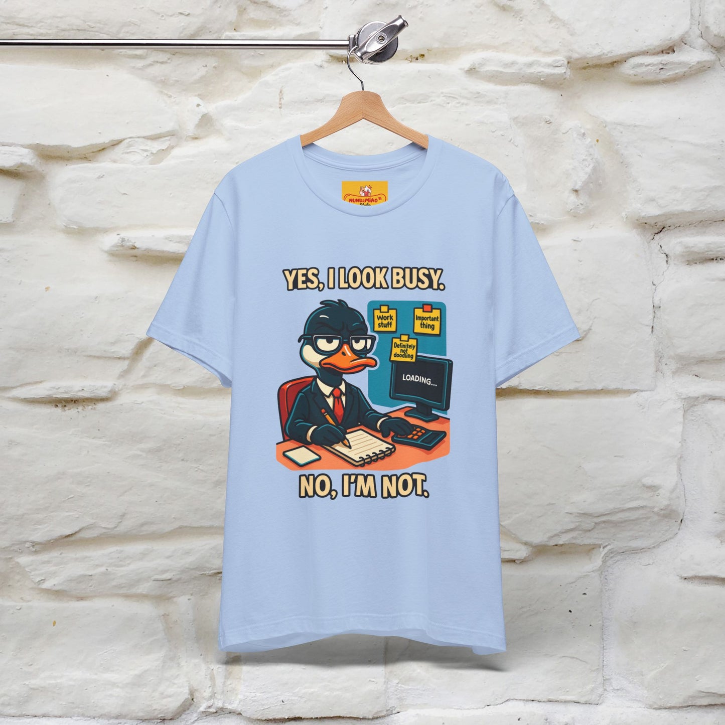 ''Yes, I Look Busy. No I'm Not.''|  Sarcastic Cat T-Shirt | Nunu&Miao Studio