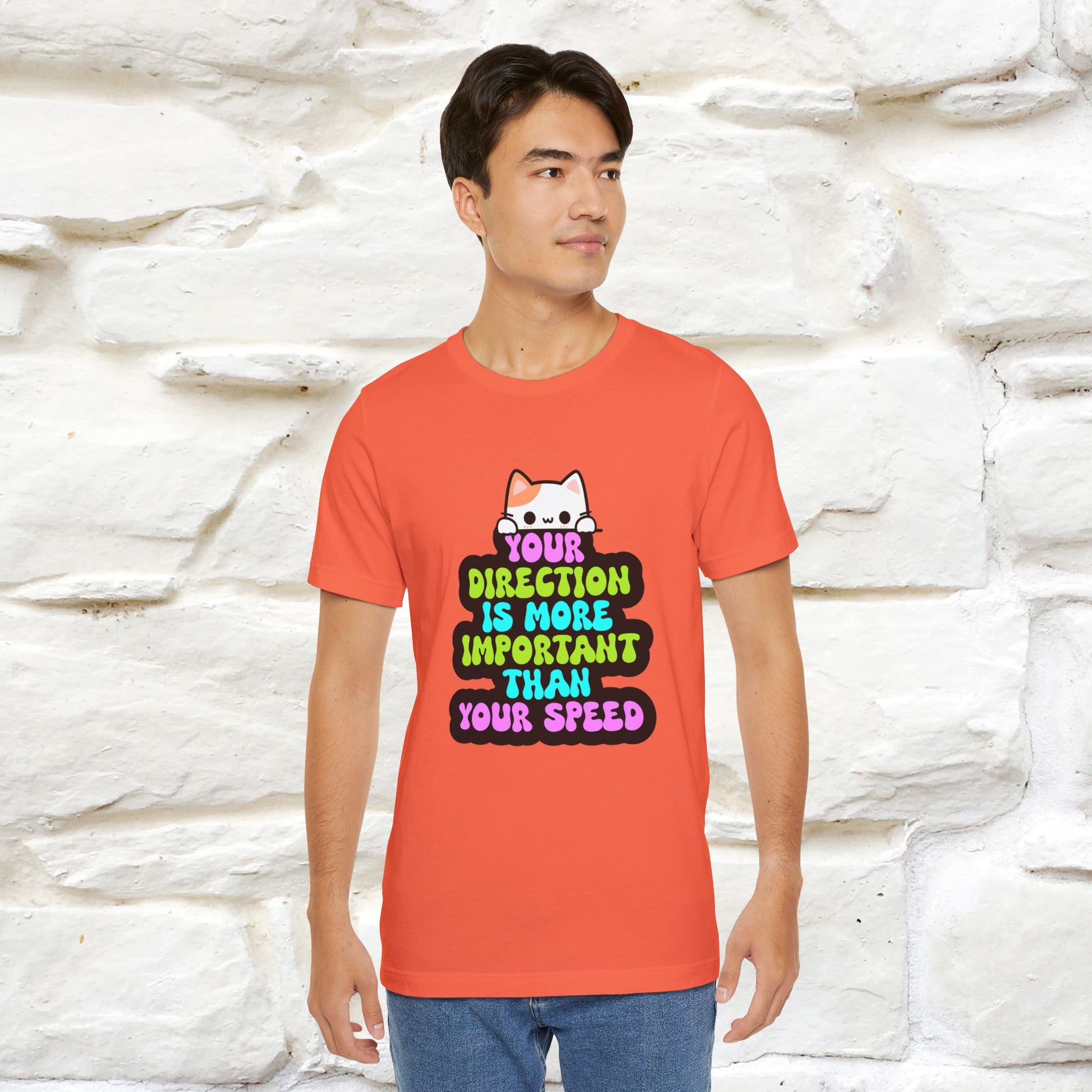 "Your Direction Is More ..." |  Cat T-shirt | Nunu&Miao Studio - Nunu&Miao Studio