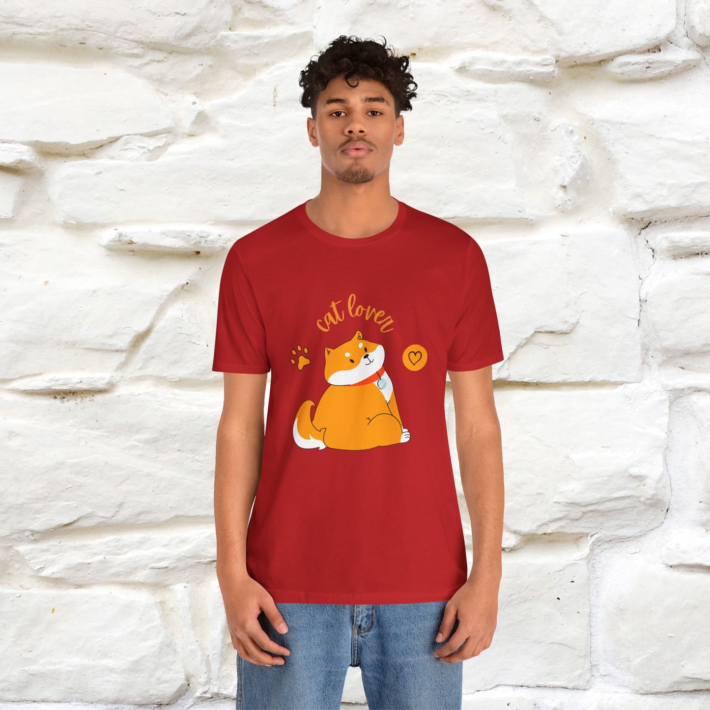 "Cat Lover" T-Shirt for Men & Women | 100% Cotton* | Purrfect Gift for Cat Enthusiasts