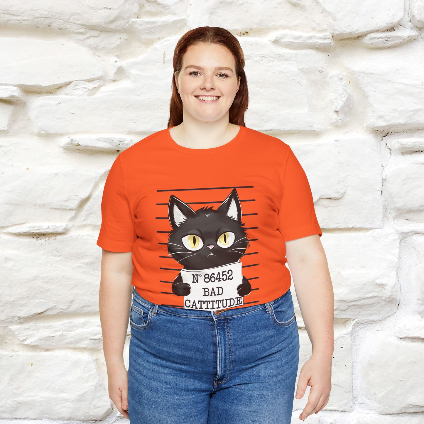 "Bad Cattitude" T-Shirt for Men & Women | 100% Cotton*