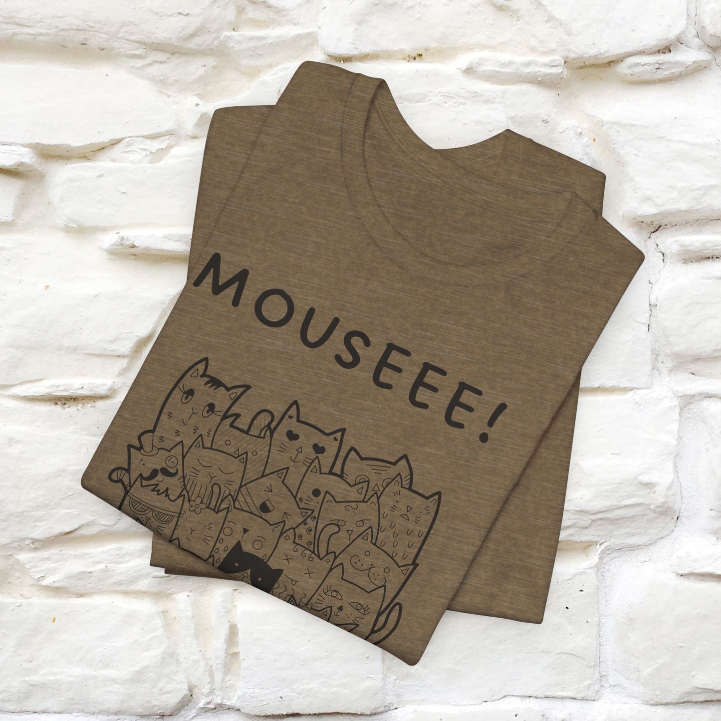 "Mouseee!" Cute Cat T-Shirt for Men & Women | 100% Cotton* 🐾