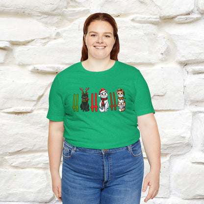 Hi Hi Hi Christmas T-Shirt | Festive Cat Christmas Shirt for Men & Women | 100% Cotton*