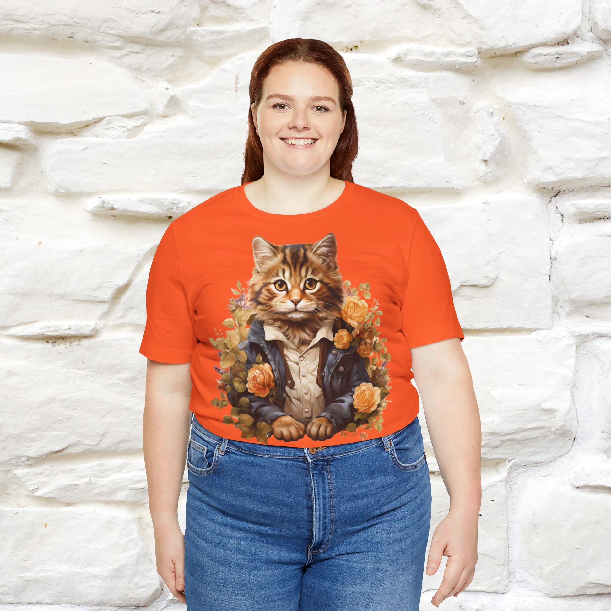 ''Garden Guardian'' Cat T-shirt for Women 100% Cotton* - Nunu&Miao Studio