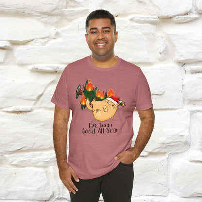 I've Been Good All Year | Festive Cat Christmas Shirt for Men & Women | 100% Cotton*