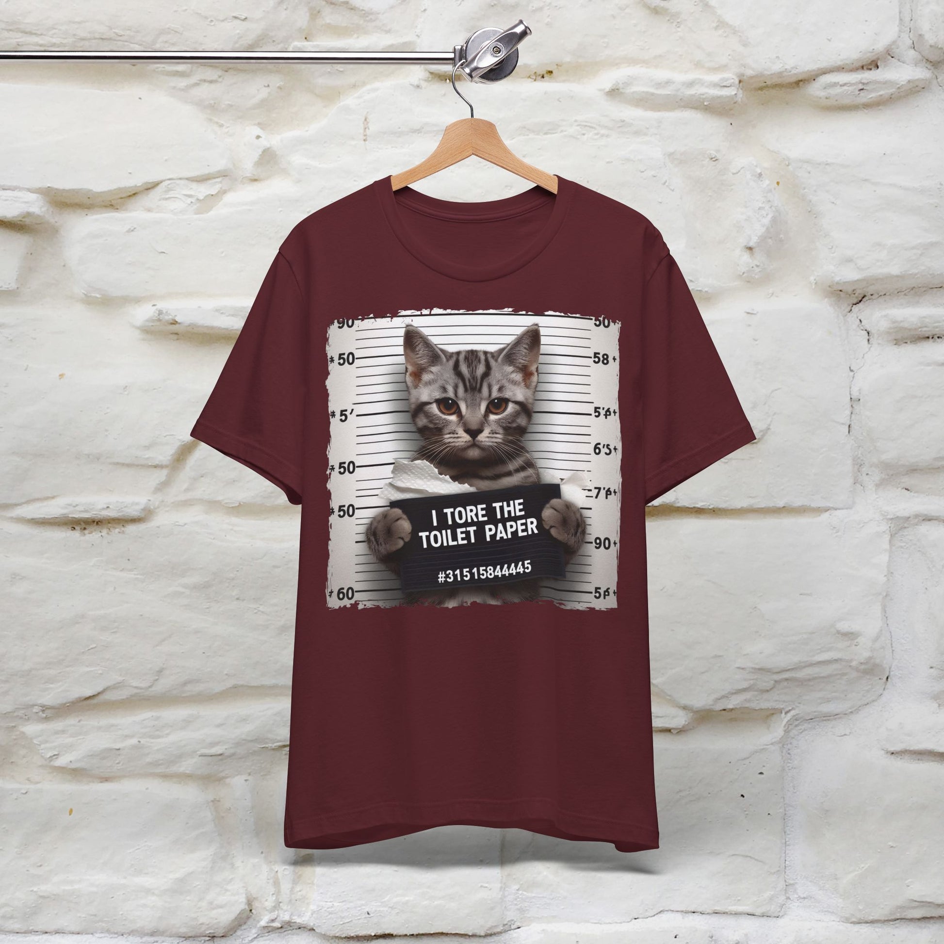 I Tore The Toilet Paper Cat T-Shirt for Men & Women | 100% Cotton* - Nunu&Miao Studio