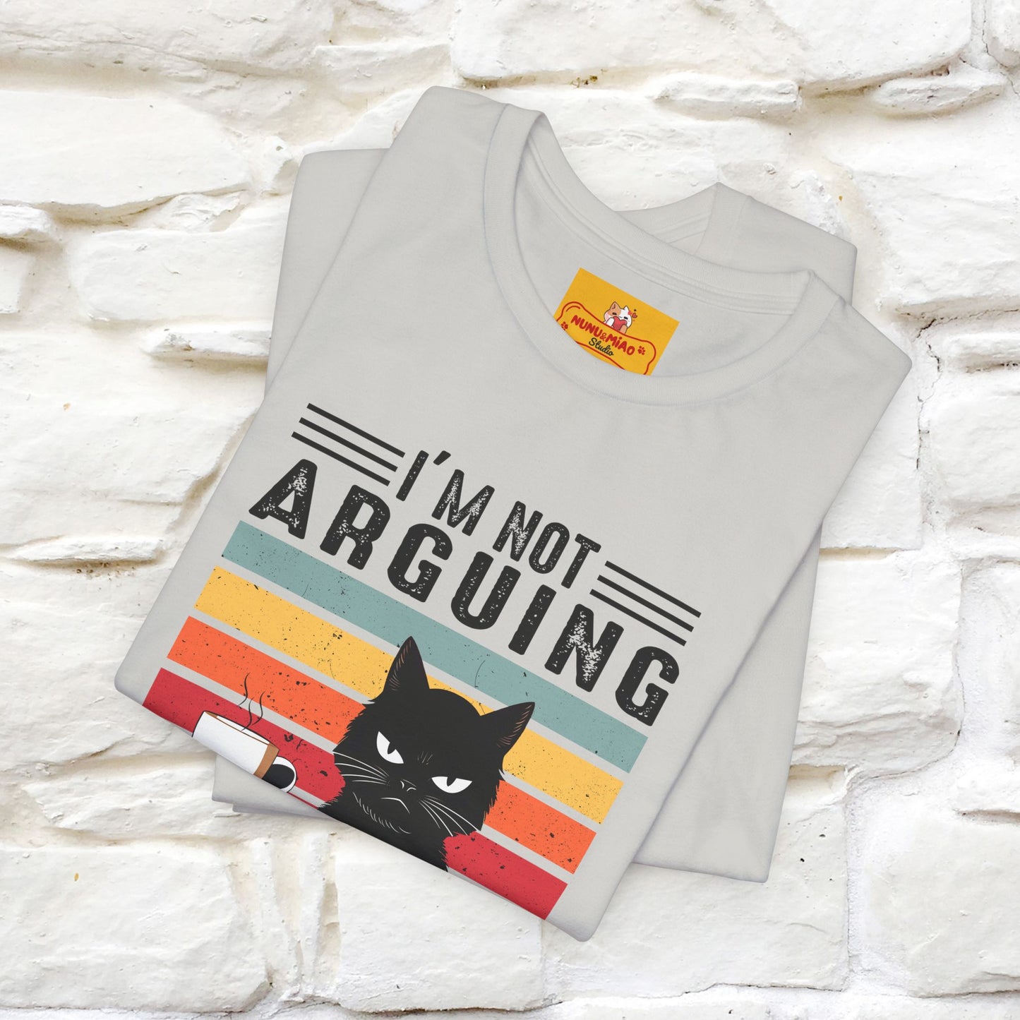 Non sto discutendo, sto spiegando perché ho ragione T-shirt con gatto per uomo e donna | 100% cotone* Maglietta divertente