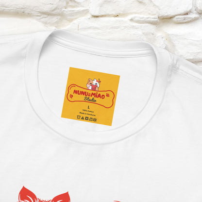 "The Third Eye'' Cat T-Shirt Front and Back Design | Nunu&Miao Studio