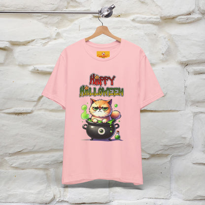 "Angry Cat Happy Halloween" Cat  T-shirt |Nunu&Miao Studio