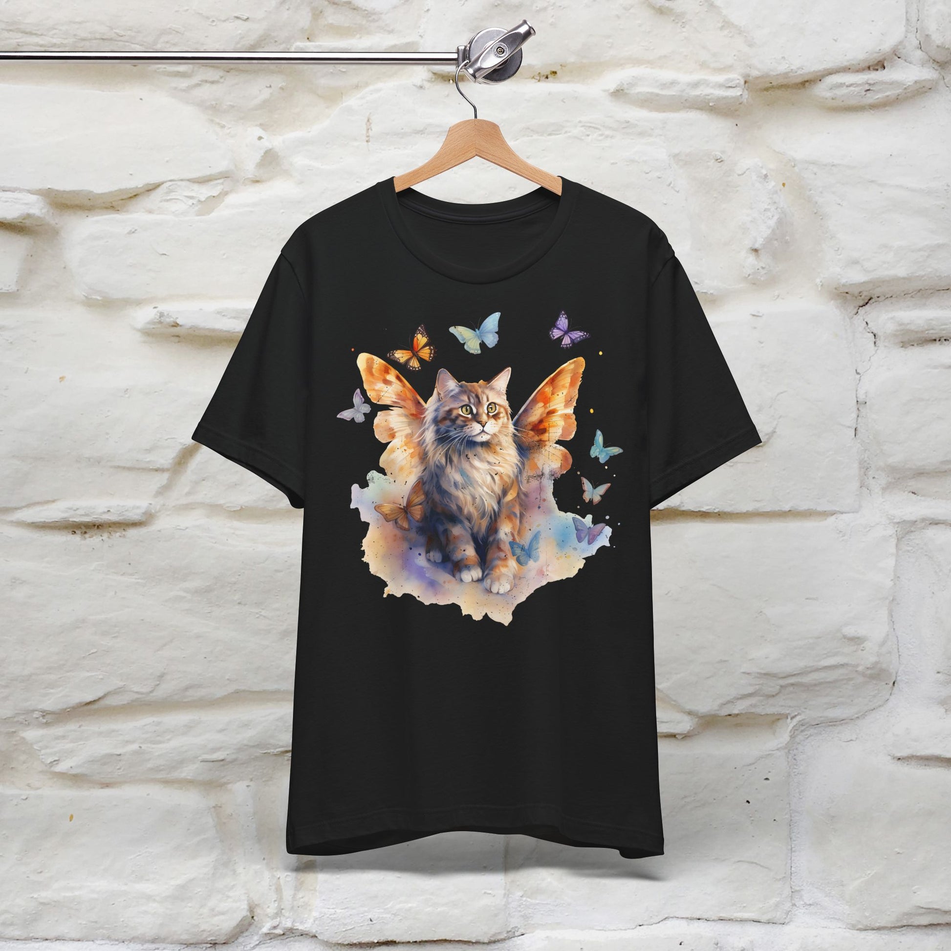 "Meow-velous Butterflies" T-shirt for Women | 100% Cotton* - Nunu&Miao Studio