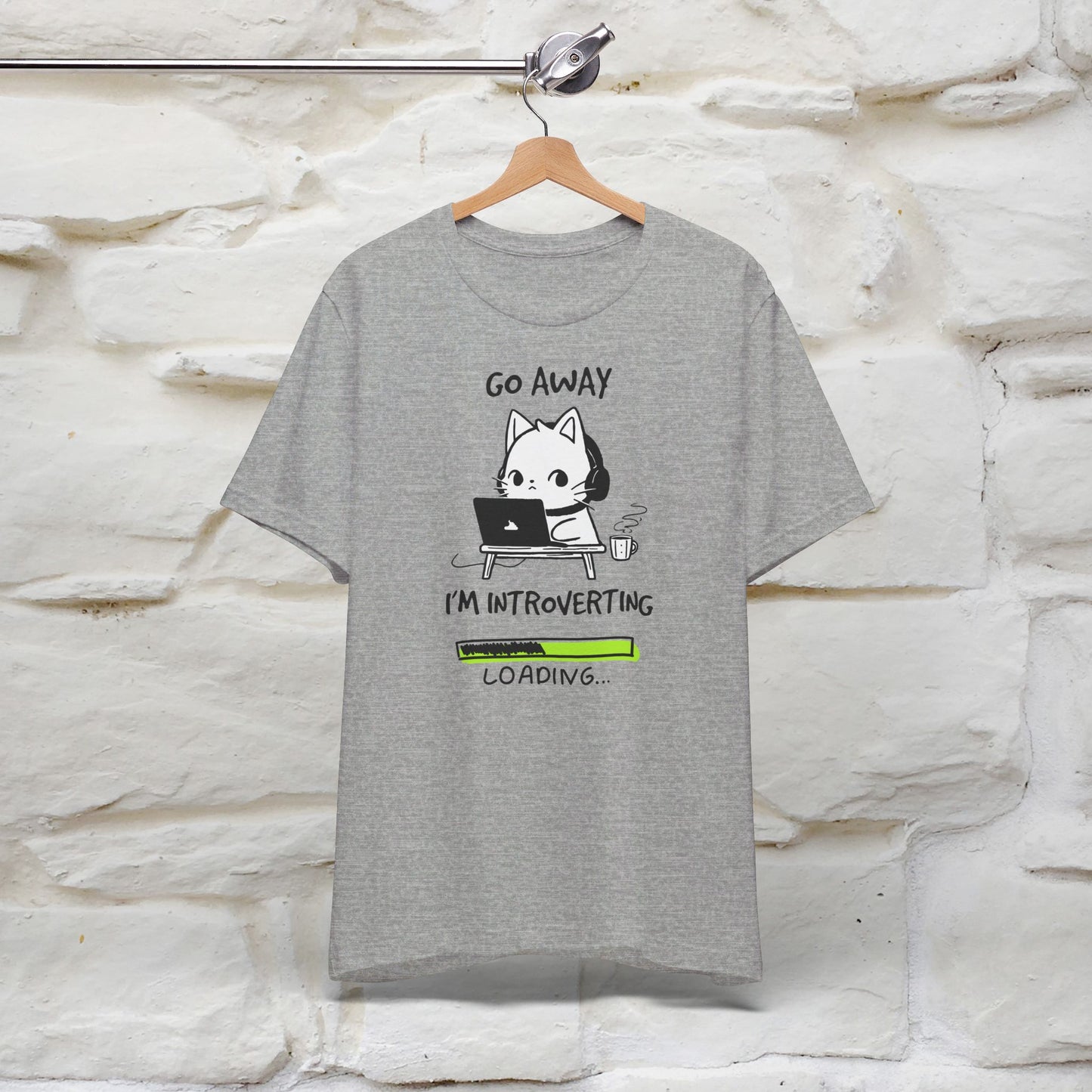 '' Go Away I Am Introverting '' T-shirt for Man 100% Cotton* - Nunu&Miao Studio