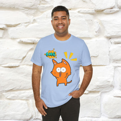 ''Oh My God'' Cat T-Shirt | Nunu&Miao Studio