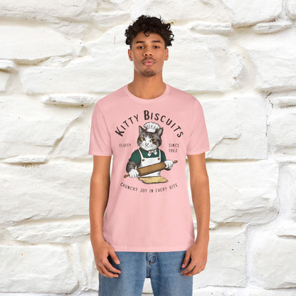 Kitty Biscuits Crunchy Joy T-Shirt | Cat Lover’s Delight for Men & Women | 100% Cotton*