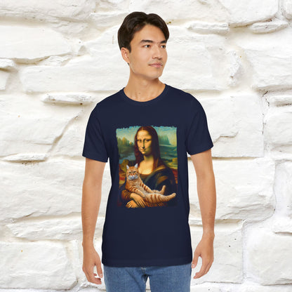 Mona Lisa’s Cat T-Shirt | Classic Art-Inspired Cat Tee for Men & Women | 100% Cotton*