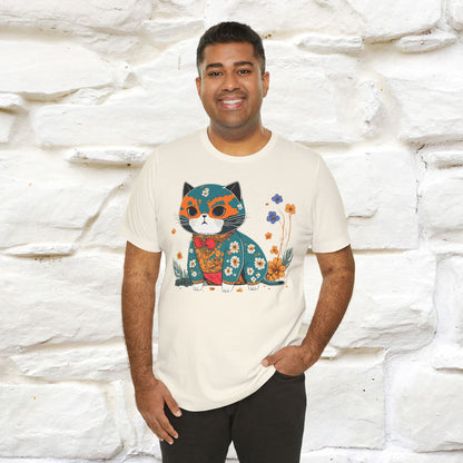 Zen Garden Cat: Japanese-Inspired T-Shirt for Men & Women | 100% Cotton*