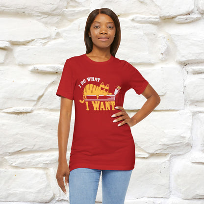 "I Do What I Want" Cat T-Shirt | Nunu & Miao Studio