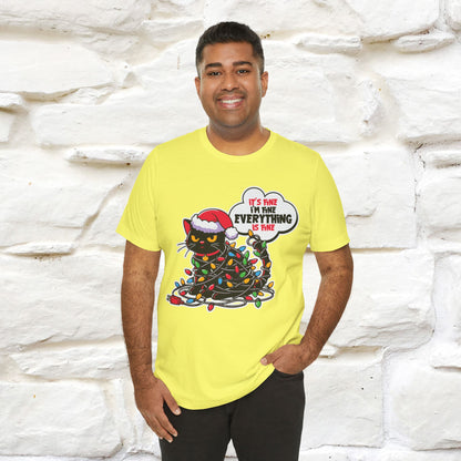 “Everything Is Fine..” | Cat T-Shirt | Nunu&Miao Studio