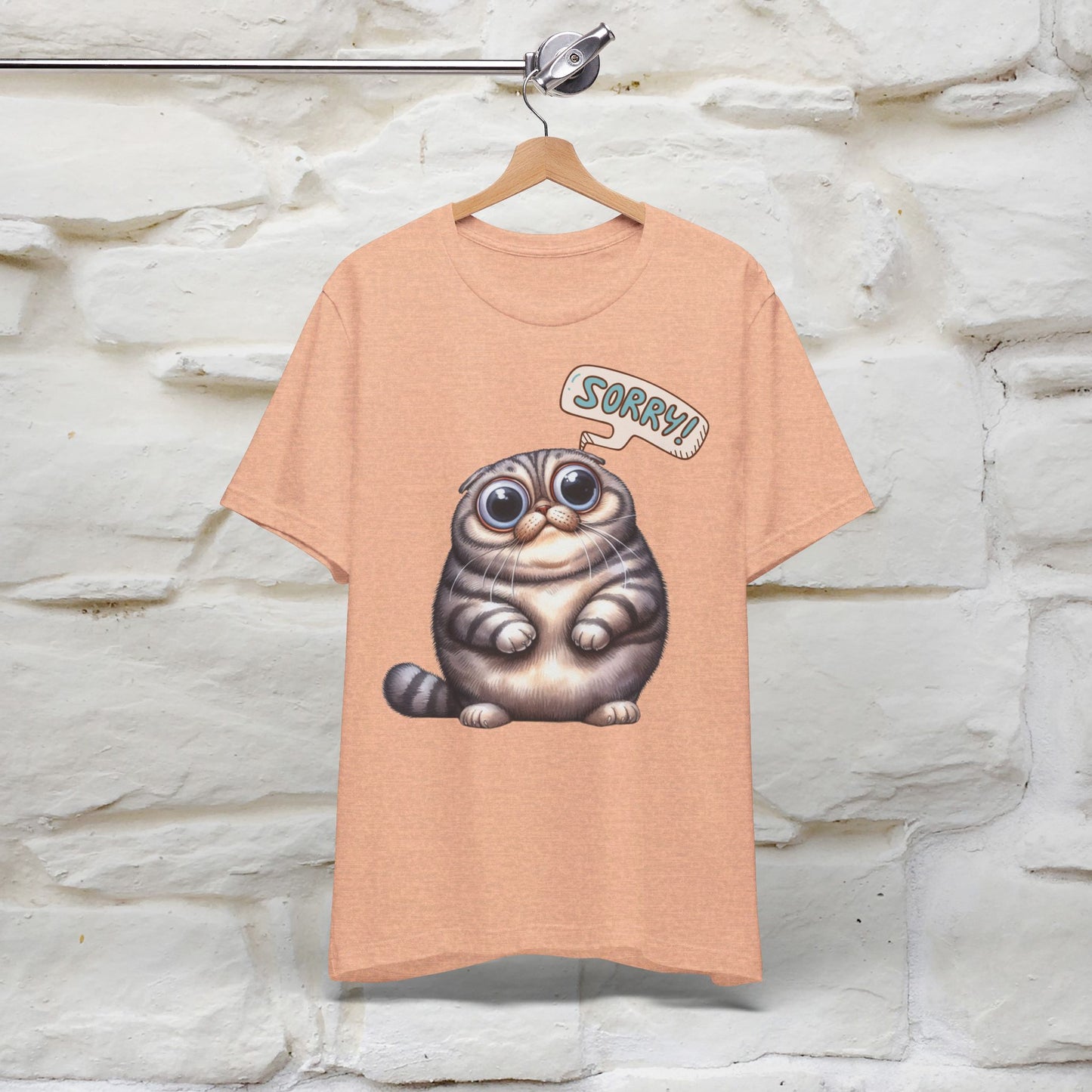 ''Sorry'' Cat T-shirt for Women 100% Cotton* - Nunu&Miao Studio