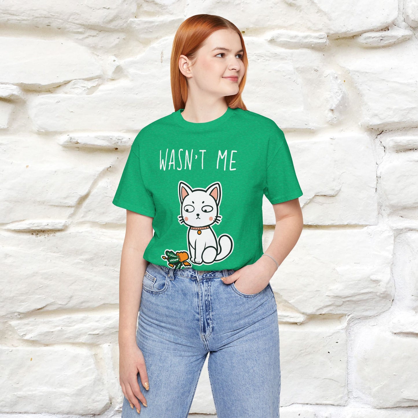 "Wasn't Me" Cat T-shirt for Men & Women | 100% Cotton 🐾