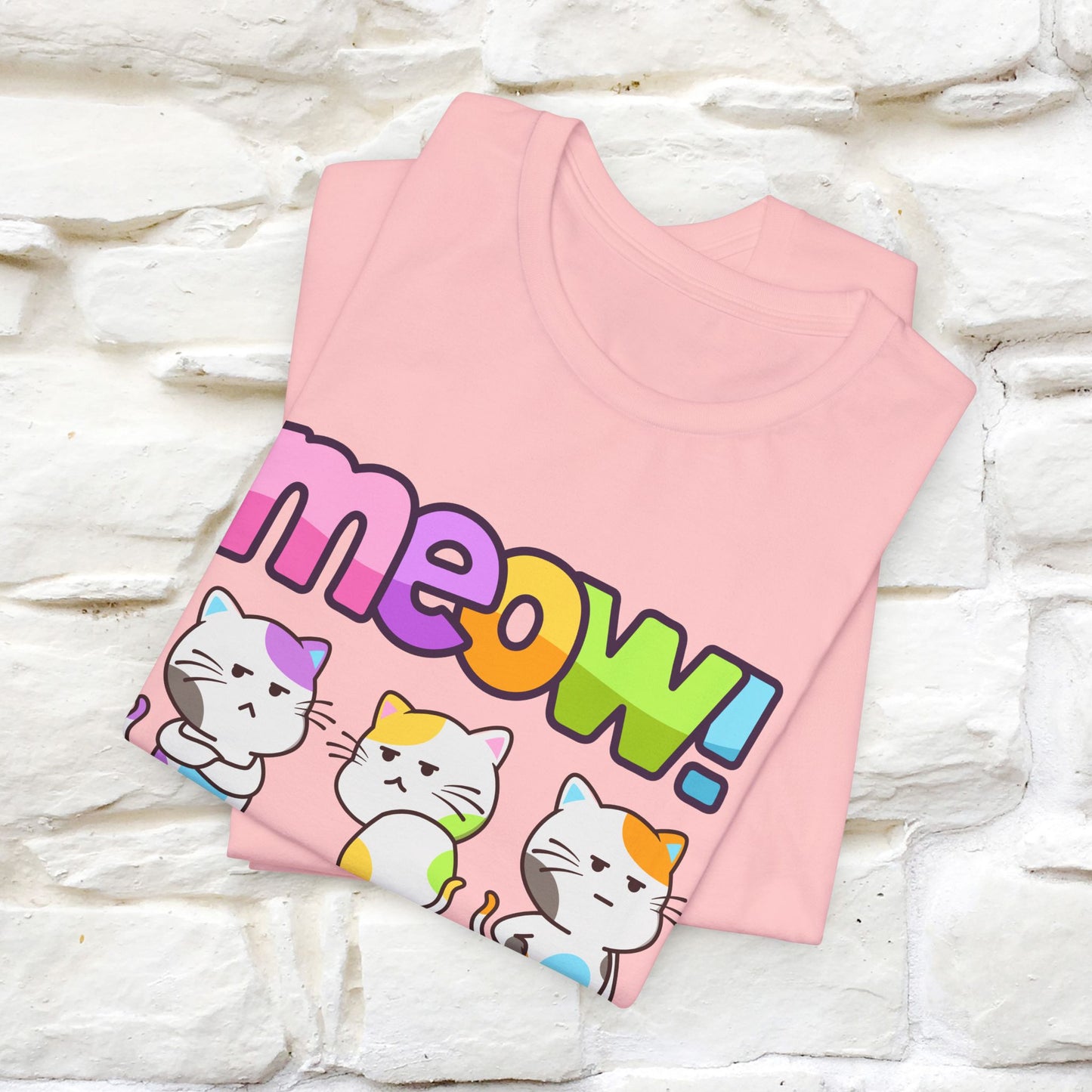 Meow! Funny Cat T-Shirt for Men & Women | 100% Cotton*