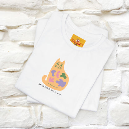 "Remember Your Why'' Cat T-Shirt Front and Back Design | Nunu&Miao Studio