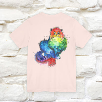 "Il Pittore'' Cat T-Shirt Front and Back Design | Nunu&Miao Studio
