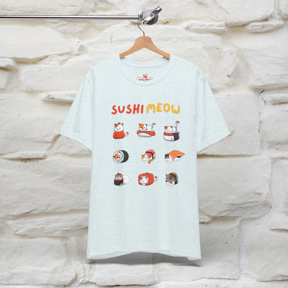 "Sushi Meow" Cat T-shirt for Men & Women | 100% Cotton*