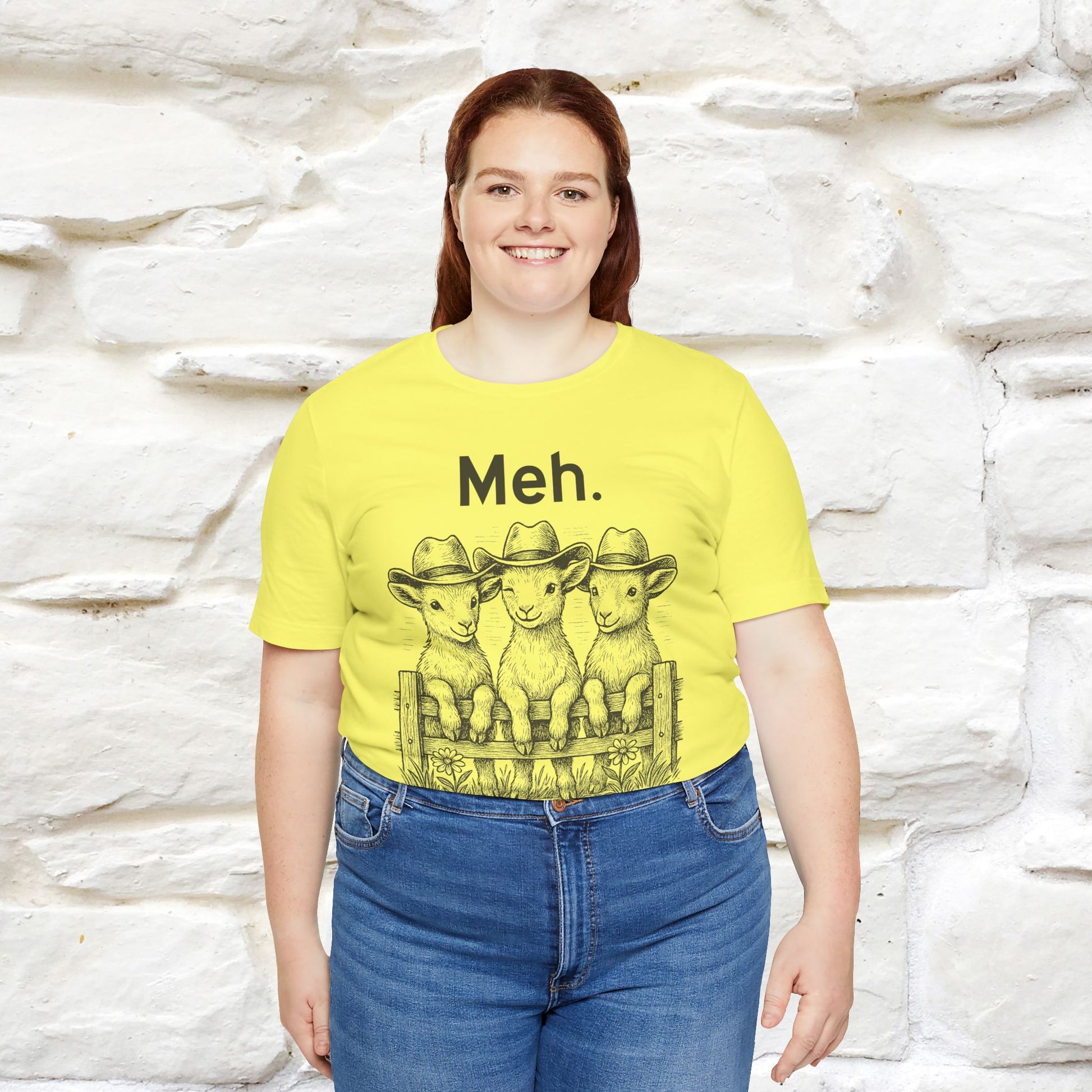 "Meh" Cute T-shirt |Nunu&Miao Studio - Nunu&Miao Studio