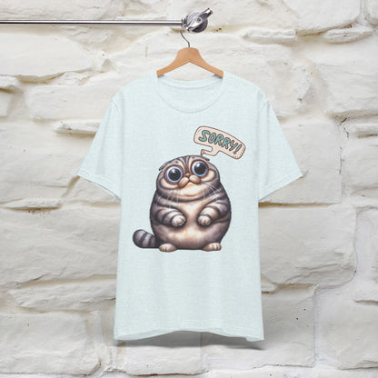 ''Sorry'' Cat T-shirt for Women 100% Cotton* - Nunu&Miao Studio