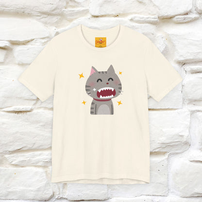 "Smile, Sparkle, Shine" Cat T-Shirt | Front & Back Design | Nunu&Miao Studio