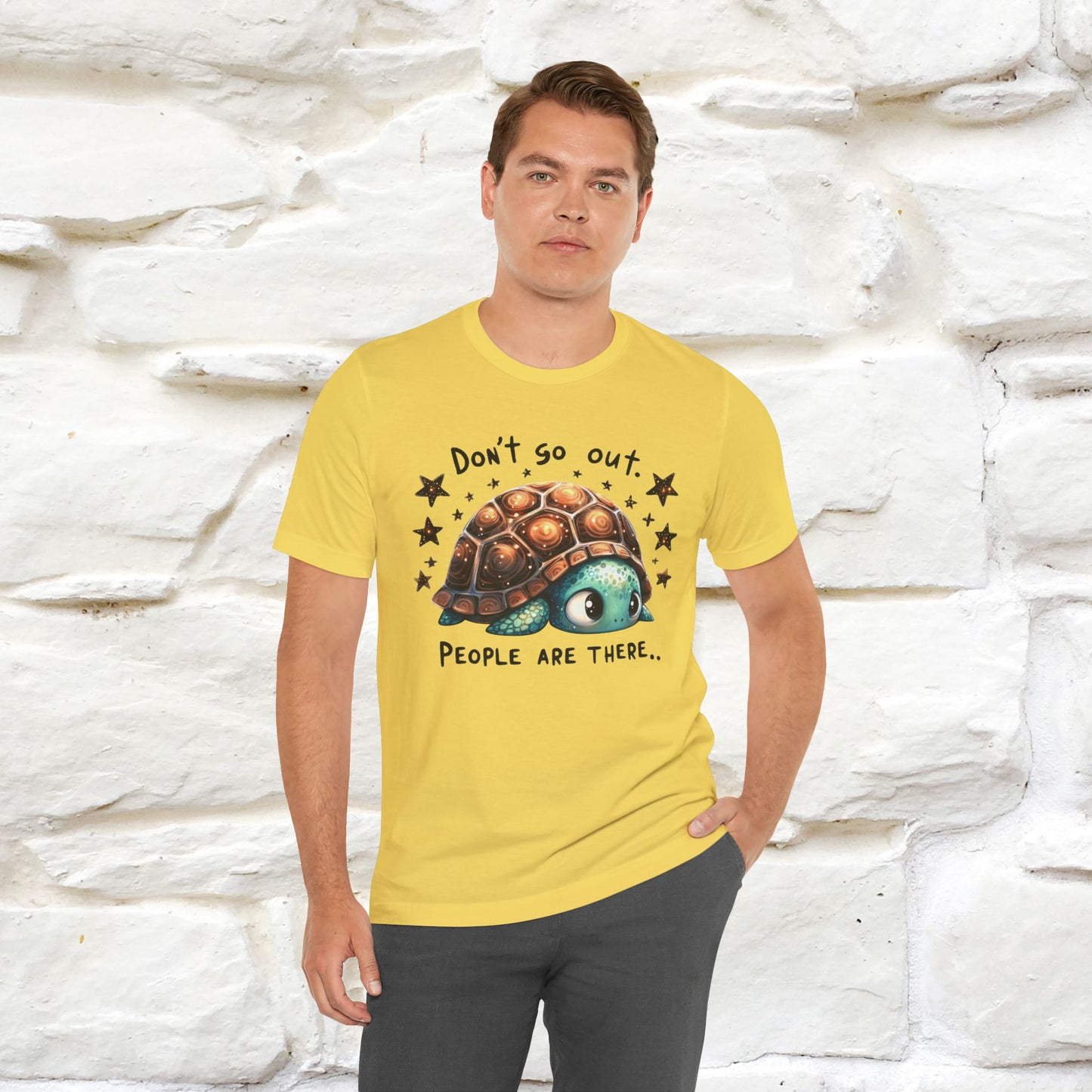 "Don't Go Out ..People Are There." |Funny T-Shirt | Nunu&Miao Studio